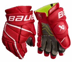 Bauer Vapor 3X Pro Junior Hockey Gloves 9 Bauer Vapor 3X Pro Junior Hockey Gloves -Bauer 3XPRO JR PALM RED1