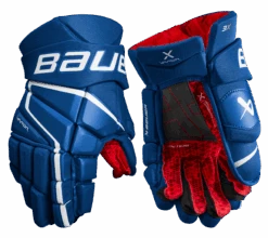 Bauer Vapor 3X Senior Hockey Gloves -Bauer 3X SR FRONT BLU2