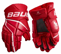 Bauer Vapor 3X Senior Hockey Gloves -Bauer 3X SR FRONT RED2
