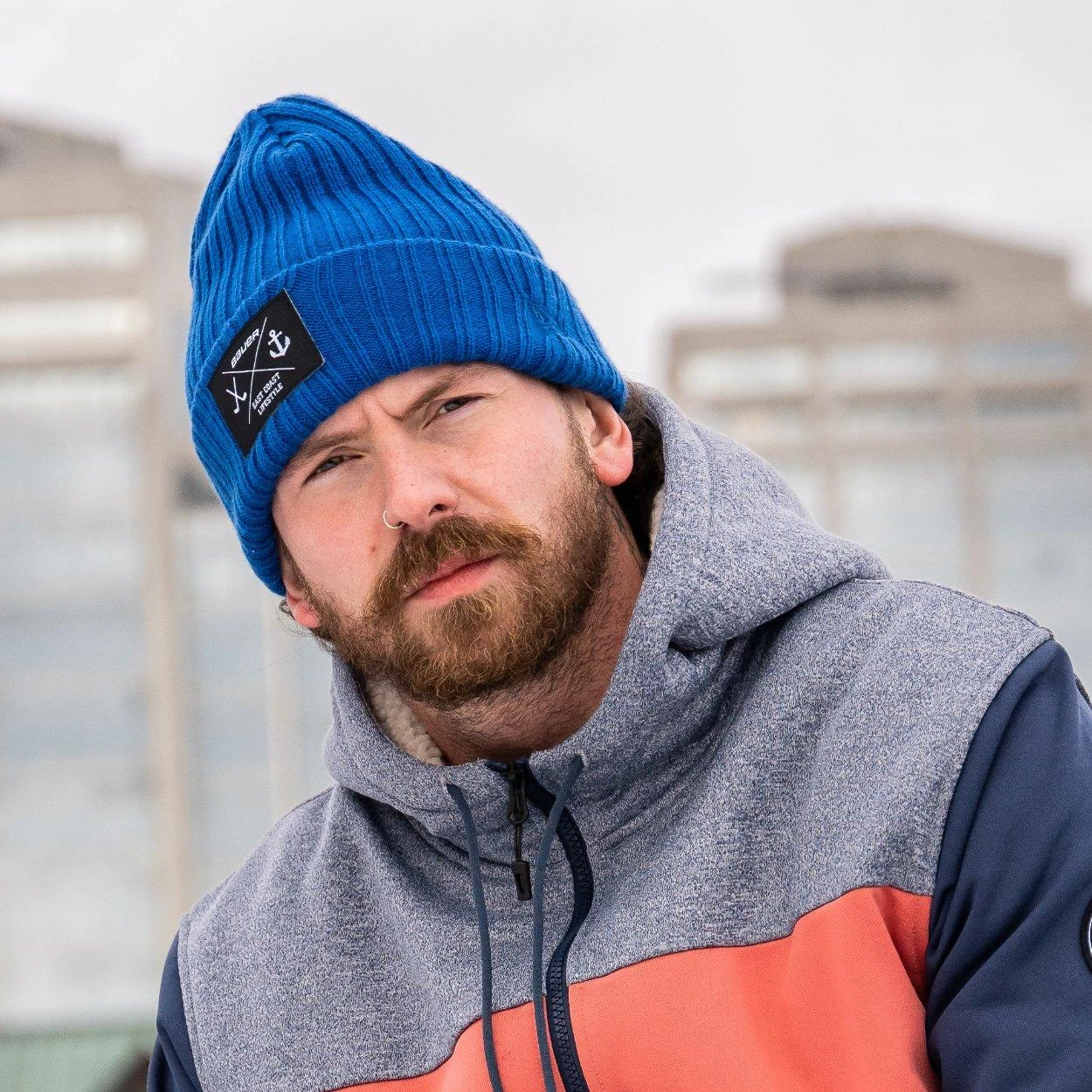 Bauer X East Coast Lifestyle Rib Patch Beanie 4 Bauer X East Coast Lifestyle Rib Patch Beanie - Image 4