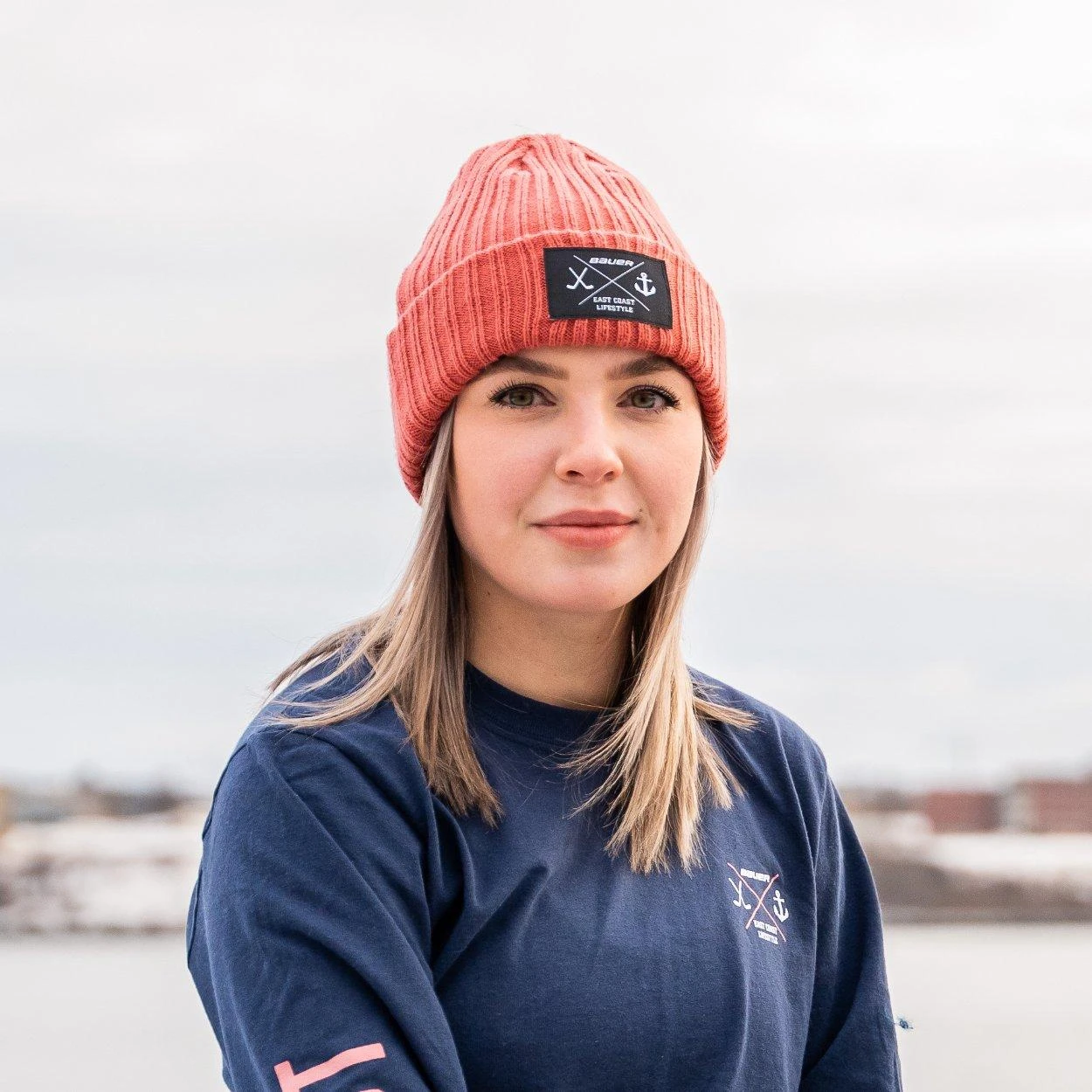 Bauer X East Coast Lifestyle Rib Patch Beanie 5 Bauer X East Coast Lifestyle Rib Patch Beanie - Image 5